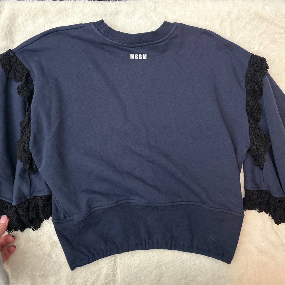 Msgm Cropped Sweater - image 5